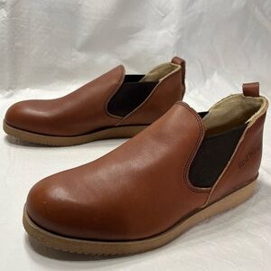Red Wing 2143 Romeo Slip On Leather Brown Shoes Mens Size 8 E Vintage USA Vibram